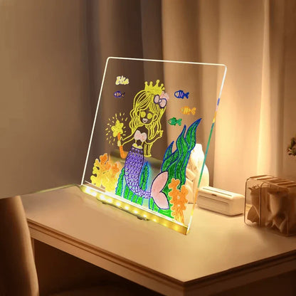 Quadro Mágico para Desenhar com Luz LED Infantil LuzPad